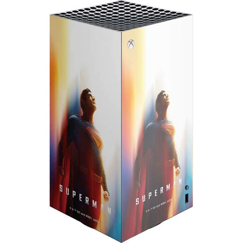 Superman 2025 Man of Steel Ascension Heroic Glow XBox Series X Digital Edition Console Skin
